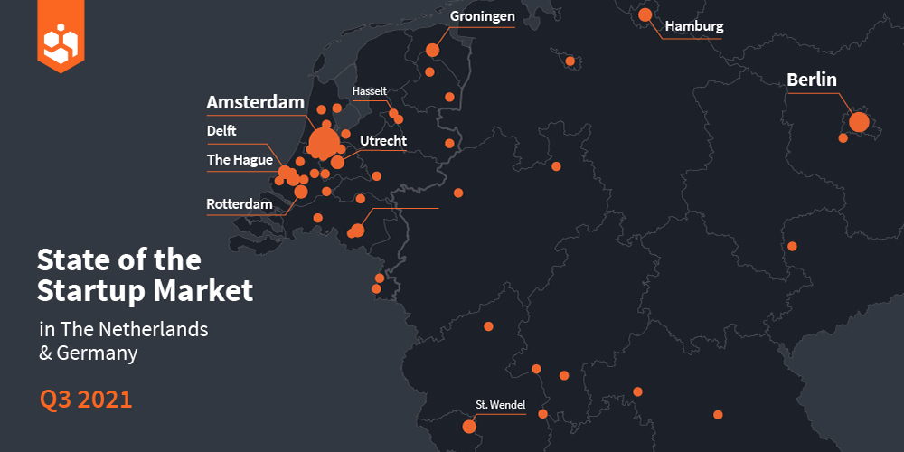 A map of the startup market in the Netherlands & Germany